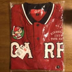 カープ アップリケポロシャツ(赤) Lサイズのサムネイル