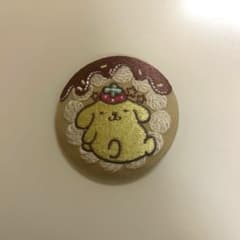 ポムポムプリン 刺繍　缶バッジのサムネイル