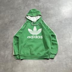 お*ケ様 USA古着 adidasトレフォイルプリント　パーカー　希少カラー　3