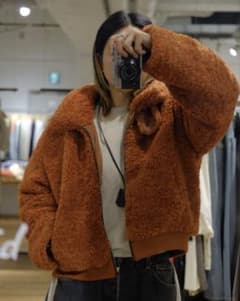 アングリッド ボアショートブルゾンのサムネイル