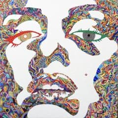 原画　絵画　F30　人物画　アクリル画　現代アート　細密画　大型　一点物　手描き 原画 絵画 F30 人物画 アクリル画 現代アート 細密画 大型 一点物