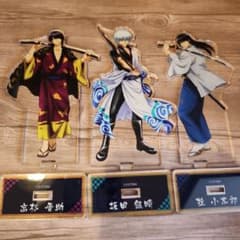 銀魂 ナムコ キャラポップストア アクスタ 坂田銀時　高杉晋助　桂小太郎 銀魂 ナムコ キャラポップストア アクスタ 坂田銀時 高杉晋助 桂小太郎