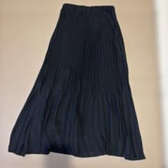 ZARA ブラック プリーツロングスカートのサムネイル