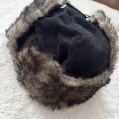 コーデュロイ フライトキャップ ブラックのサムネイル