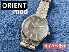 稼働品‼️オイパペ風mod☆オリエント裏スケ自動巻☆日本製 - メルカリ