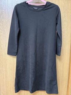MONKI 長袖 ワンピース ブラックのサムネイル