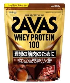 明治 ザバス ホエイプロテイン100 リッチショコラ 800gのサムネイル