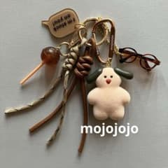No.120】 mojojojo じゃらじゃらキーホルダー バックチャーム - メルカリ