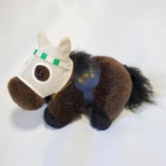 サクラスターオー 競走馬 ぬいぐるみ Sサイズ AVANTI メンコ汚れ