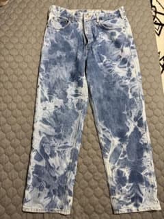 Carhartt カーハート デニム ケミカルウォッシュ タイダイ ブルーのサムネイル