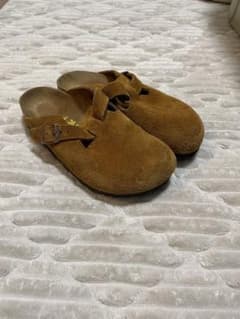 BIRKENSTOCK スエード サボ サンダル ブラウン 36のサムネイル