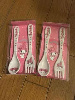 サンリオ マイメロディ スプーン＆フォークセット 2点のサムネイル