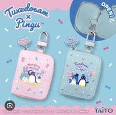 タキシードサム ピングー チャーム付き キーケース　ピンク