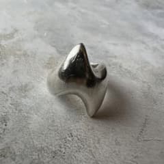 メキシコ製 vintage 925 カットアウト シルバーリング 16号程 メキシコ製 vintage 925 カットアウト シルバーリング 16号程