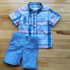 オールドネイビー　シャツ・パンツセット80~90cmのサムネイル