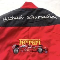 当時物】フェラーリ ミハエルシューマッハ レーシングジャケット L 