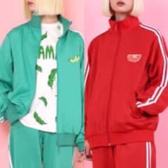 プニュズ punyus 緑ジャージ 上下 - メルカリ