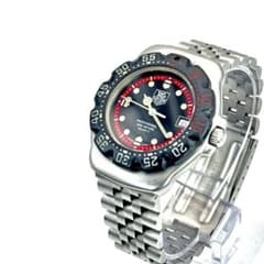 美品✨　タグホイヤー　フォーミュラ1 WA1214 ブラック文字盤　SSベルト 美品✨ タグホイヤー フォーミュラ1 WA1214 ブラック 純正SSベルト