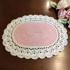 No.215 ドイリー　ハンドメイド　花 No.210 レース編み ドイリー 花 ハンドメイド | Rób zakupy w Japonii