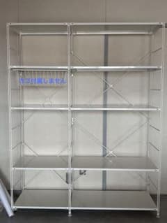 無印良品スチールラック ホワイト 分割可能 - メルカリ