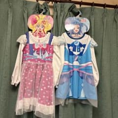 ひみつのアイプリ ひまり、みつき 長袖ワンピース130cm 2着セットのサムネイル