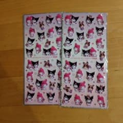 マイメロディ♡クロミ×宇佐美シール　2枚セットのサムネイル