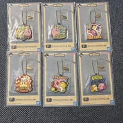 一番くじ 星のカービィ アトラクション☆ラバーチャーム 全6種セットのサムネイル