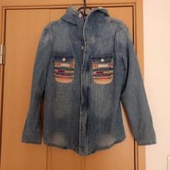 フード付きデニムジャケットのサムネイル