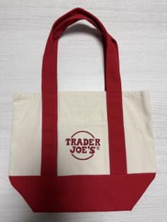 Trader Joe's トートバッグ レッド　ミニのサムネイル