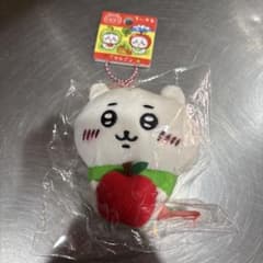 新品　ハチワレ　信州限定　りんご　マスコット　チャーム　キーホルダーのサムネイル