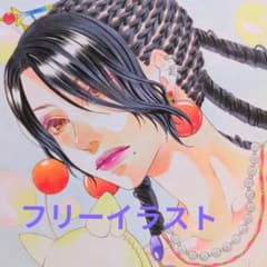 手描きアナログイラスト原画色紙ファンアートFF10ルールーのサムネイル