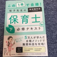 この1冊で合格! 桜子先生の保育士 必修テキスト 下のサムネイル