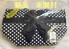 【NaRaYa ナラヤ】リボンバッグ　ドット柄ネイビー　かわいい