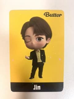 TinyTAN SEGA 한정 오리지널 반짝이 홀로 카드 JIN