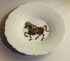 今九谷窯 中村元風 絵皿 馬 干支 イヤープレート 2014 - メルカリ