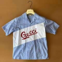 美品！グッチチルドレン ロゴ 半袖シャツ サイズ8 130 - メルカリ