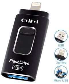 特価！ 3in1 フラッシュドライブ 32GB USBメモリのサムネイル