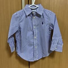 Ralph Lauren キッズ 長袖ストライプシャツ　18Mのサムネイル