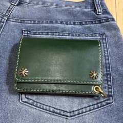 トラッカーウォレット ショート コンチョ - メルカリ