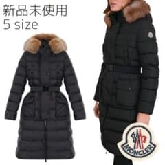 新品未使用】MONCLER クロエ ダウンジャケット foxfur TG5 黒 - メルカリ