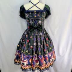 【新品未使用品】AngelicPretty　TOY MARCH ドレス 緑×紺 新品未着用品】AngelicPretty TOY MARCH ドレス 緑×紺 - メルカリ