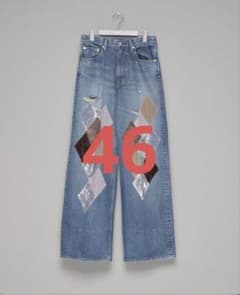 新品未使用‼️26aw MASU MB DIAMOND WIDE JEANS46 - メルカリ