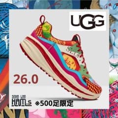 UGG 横尾忠則 セルフポートレイトスニーカー シリアルナンバー 67/500 