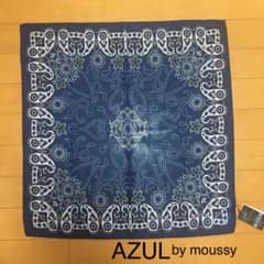 AZUL ペイズリー柄 バンダナ ハンカチのサムネイル