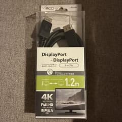 MCO DisplayPortケーブル 1.2m DP-12/BKのサムネイル