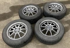 14インチ4H100+38ホイール2本175/65/14冬用タイヤ19年製 ① 14インチ4H100+38ホイール2本175/65/14冬用タイヤ19年製 ① - メルカリ