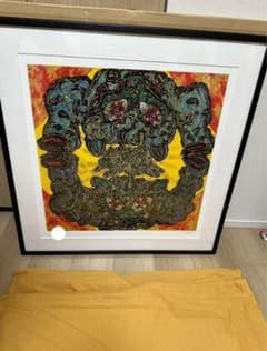 小松美羽 版画 干支シリーズ 干支神獣 未 羊 縁起物 版画 真作保証