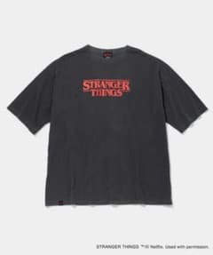 Netflix 공식 STRANGER THINGS 안료 염색 희귀 사이즈 F
