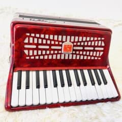 BAI-LE ベール 32鍵 24ベース アコーディオン 動作品 オルガン 赤 BAI-LE バイレ アコーディオン 鍵盤楽器 30鍵盤 24ベース - メルカリ