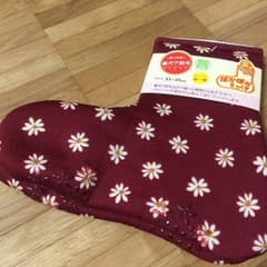 ぽかぽかそっくす（花柄・えんじ色）のサムネイル